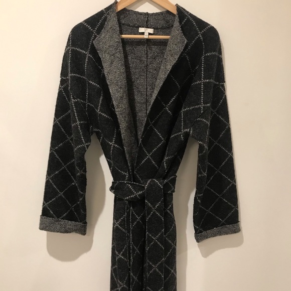 Joie Shaurya Wool Belted Wrap Coat - Picture 3 of 7